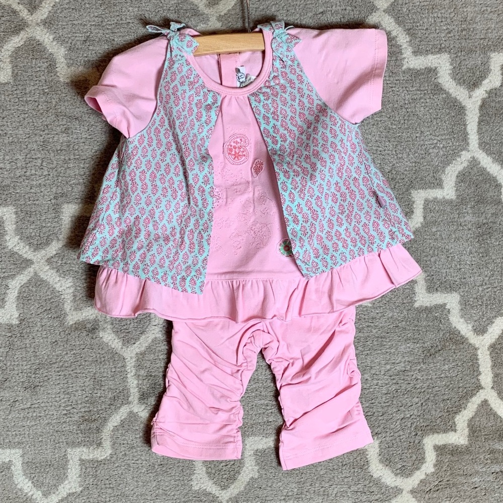 NWT Jean Bourget France top/pants set